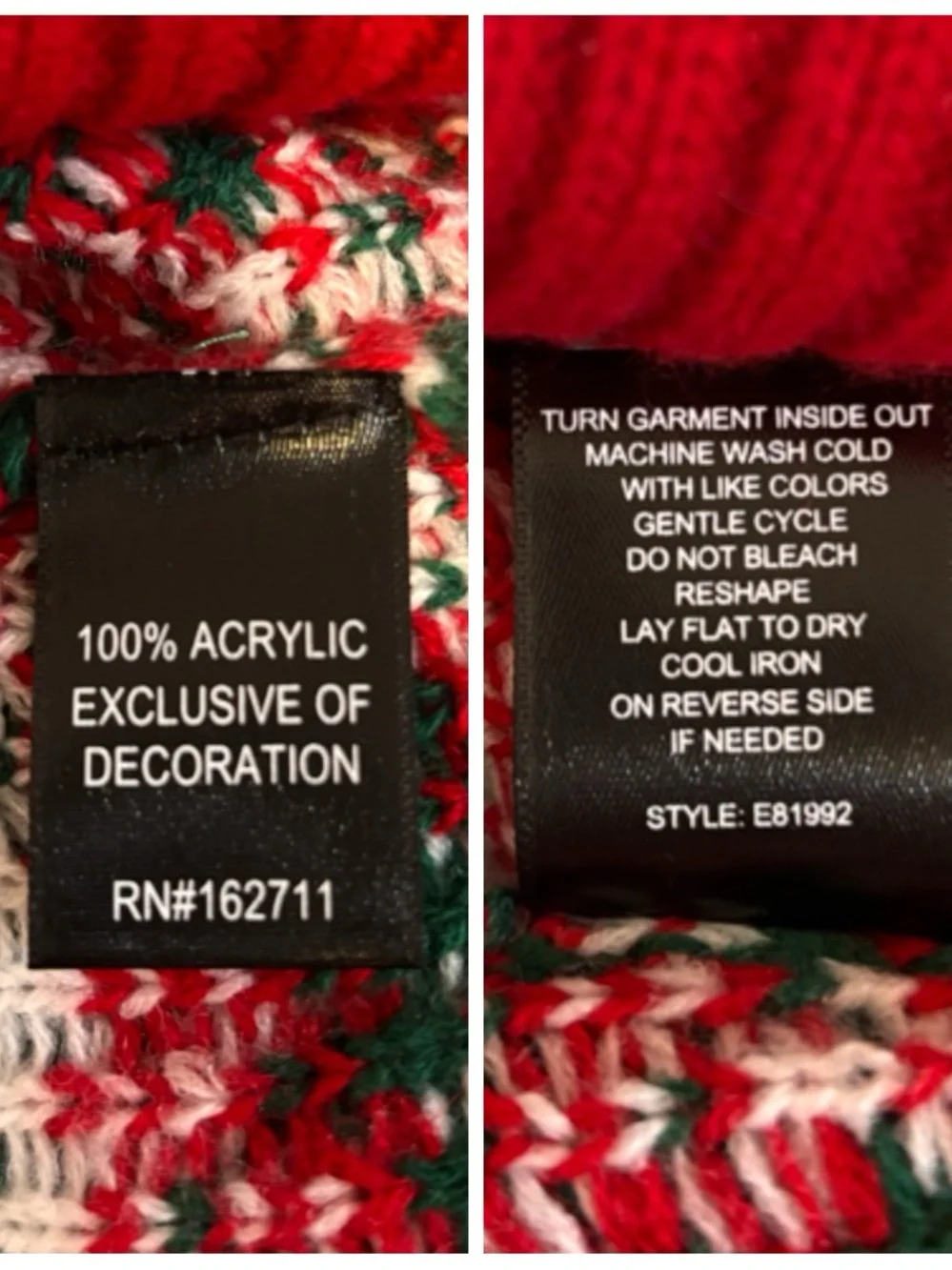 Ugly Christmas Green Sweater Blizzard Bay Llama In Sunglasses Scarf Unisex Sz L